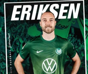 埃里克森自由转会沃尔夫斯堡，签约至2027年